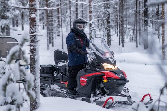 Snowmobile and Snowshoeing