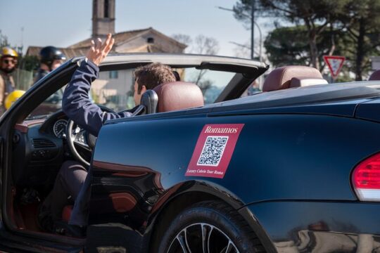 Luxury Cabriolet Tour with Italian Gastronomic Delights