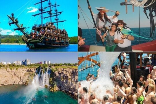 Pirate Boat Trip to Düden Waterfall With Lunch,Transfer