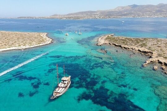 Half Day Sea Tour on Pirate Wooden Party Boat- Alyki port