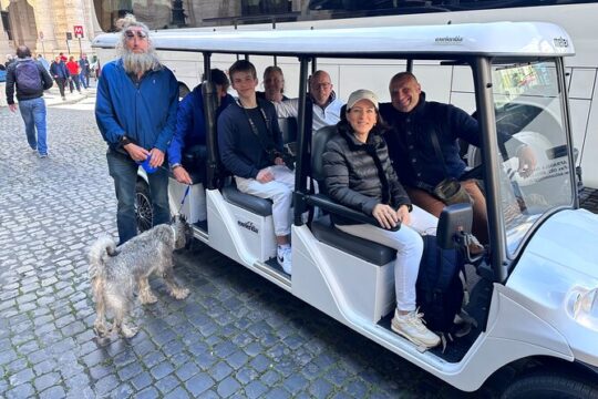 3 Hours Golf Cart with Gelato and Pickup Private Tour