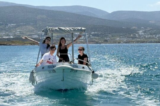 Boat rental in the Coast of Paros