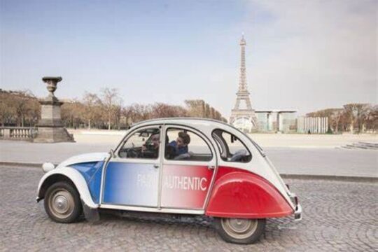 Paris Tour in 2CV Car, Local Cellar Visit and Wine Tasting