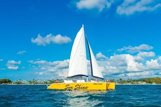 Catamaran Snorkeling, Caves Swimming, DJ and Open Bar