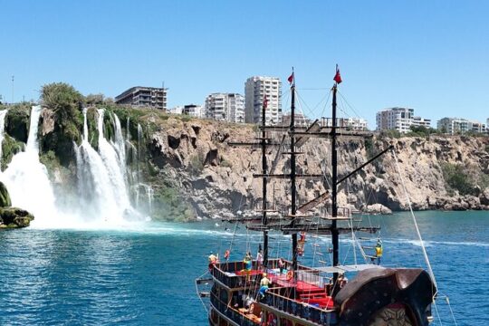 Antalya Pirate Boat Tour with Lunch and Hotel Transfer