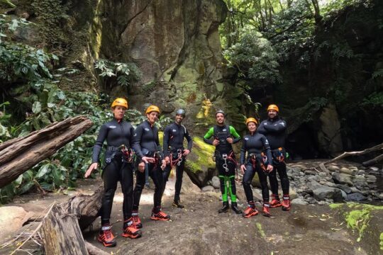Azores Salto do Cabrito Canyoning Baptism