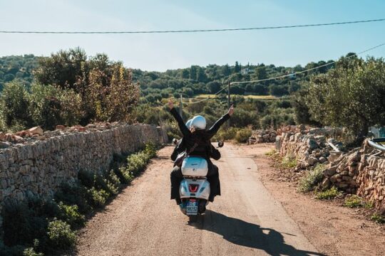 Vespa Tour at Sunset Polignano a Mare Conversano Monopoli