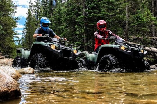 ATV (quad) ride on a beautiful and fun Rocky Mountain trail