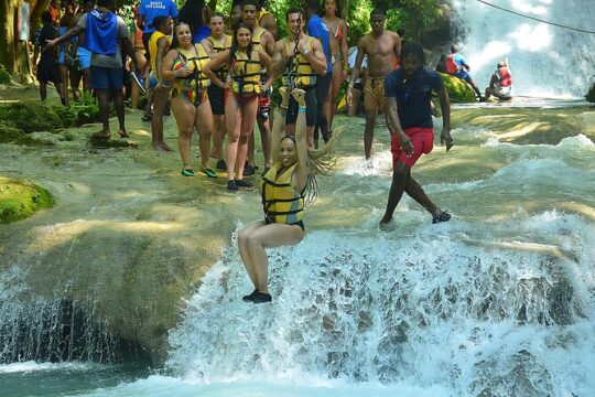 Blue Hole and River Tubing Adventure from Ocho Rios