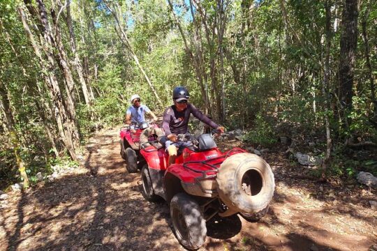 Adventure Tour Village ATVs Beach with Snorkeling and Villa Maya