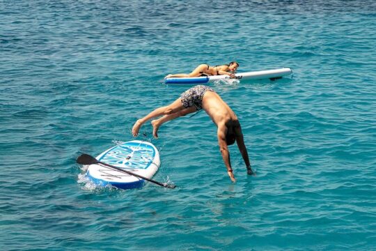 Cala Blanca in Paddle Surf: Explore the coast of Menorca