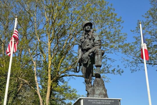 Visit of the American landings in Normandy sector Utah Beach