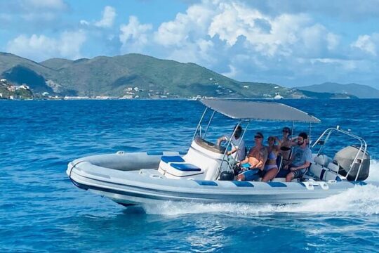 Bar Hoppin' Soggy Dollar, Willy T, Foxy's Powerboat Tour