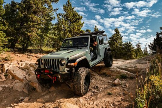 Jeep adventure in the Rocky Mountains