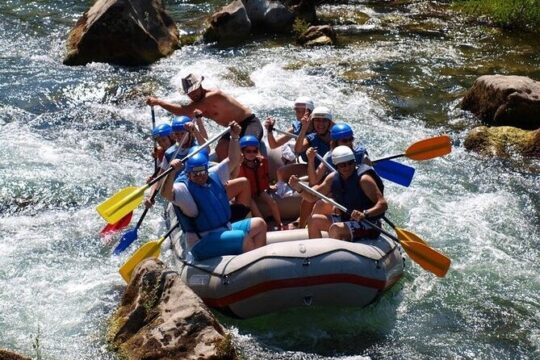 From Split or Trogir: Cetina River Rafting with Transfer