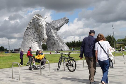 Half day Private Car Kelpies and Falkirk Wheel tour